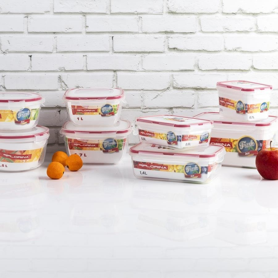 Pojemnik na żywność Florina Fresh Box kwadratowy 600 ml