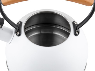 Czajnik nierdzewny Florina Natura Line biały 2,3 l