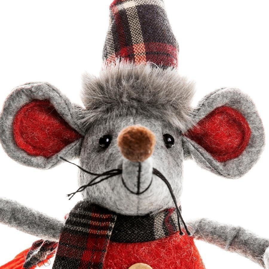 Dekoracja świąteczna Florina Mysz 27 cm 2 wzory