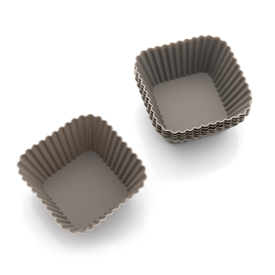 Silikonowe foremki do babeczek muffinek Anide Florina 6 sztuk mix