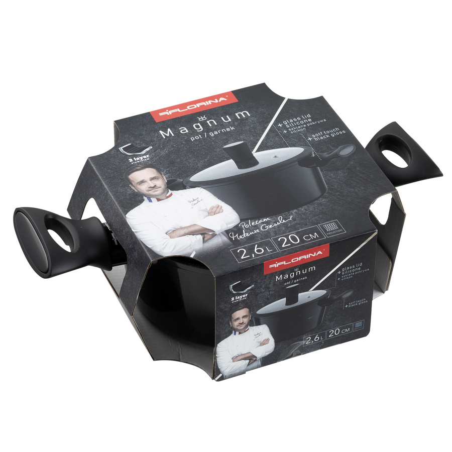 Garnek aluminiowy Florina Magnum 20 cm 2,6 l