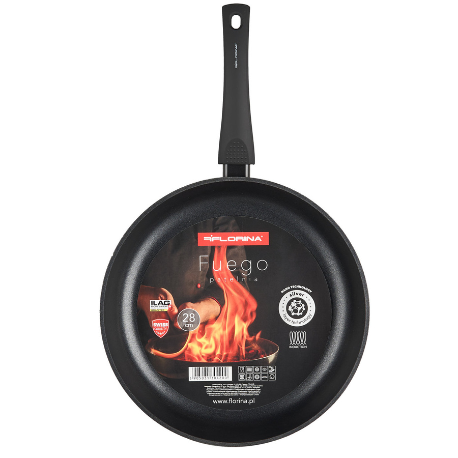 Zestaw trzech patelni nieprzywierających Florina Fuego 20 24 i 28 cm