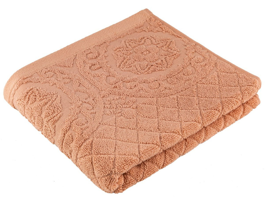 Ręcznik żakardowy Miss Lucy Hugo 50x90 cm brzoskwiniowy 