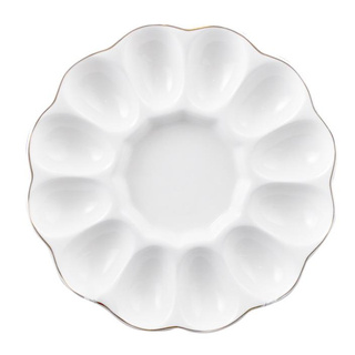 Talerz porcelanowy do jaj Florina Classic