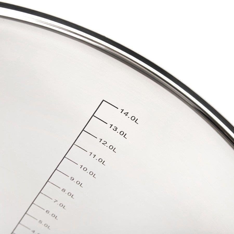 Garnek nierdzewny Florina Gastro prosty 30 cm 16,6 l