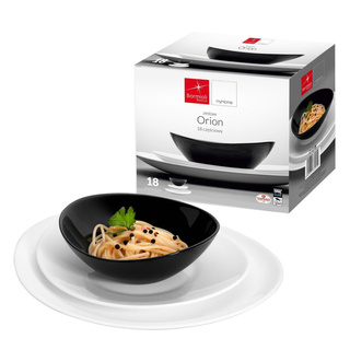 Komplet talerzy ze szkła opalowego Florina Orion 18 elementów