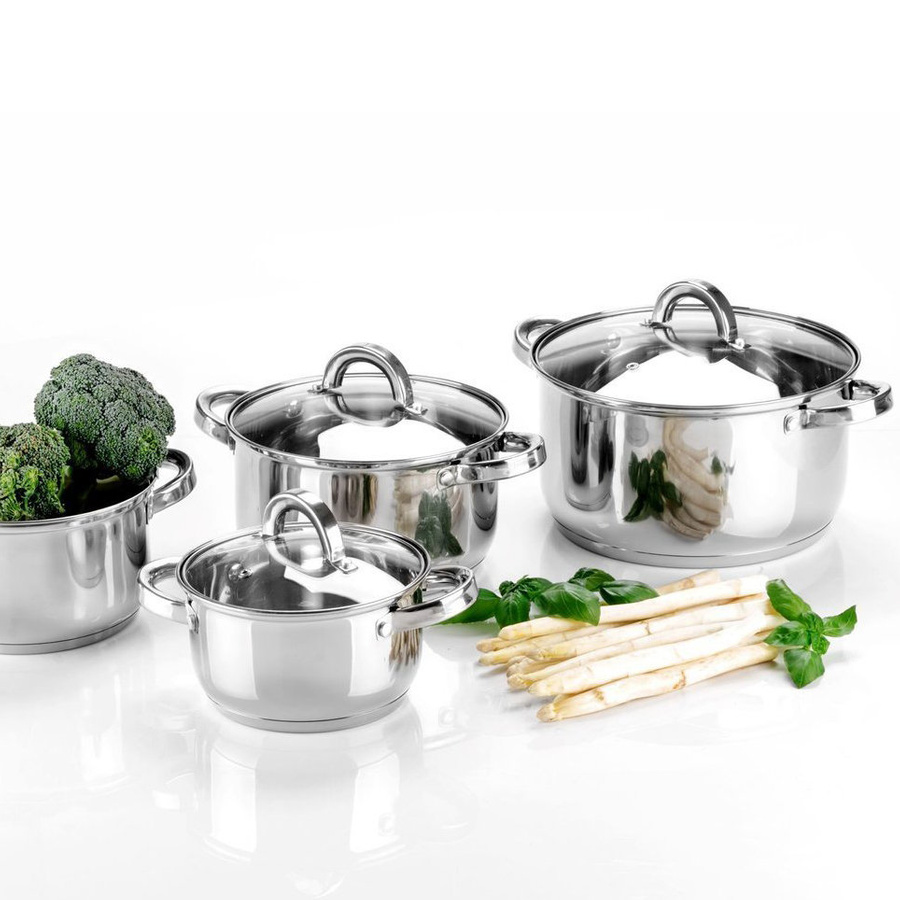 Garnek ze stali nierdzewnej z pokrywką Florina Claude 26 cm 7,25 l