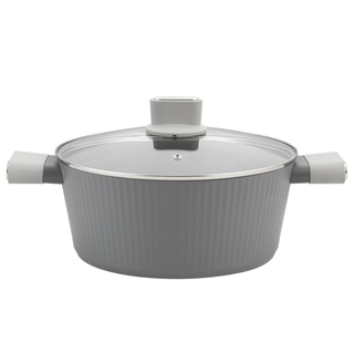 Garnek aluminiowy z pokrywką Florina Serrano 28 cm 6,1 l