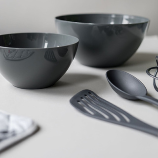 Miska kuchenna plastikowa Praktyczna Capri szara 5,2 l