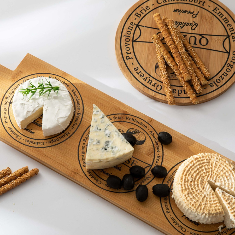 Deska do serów bambusowa Florina Fromage 40 x 30 x 1 cm