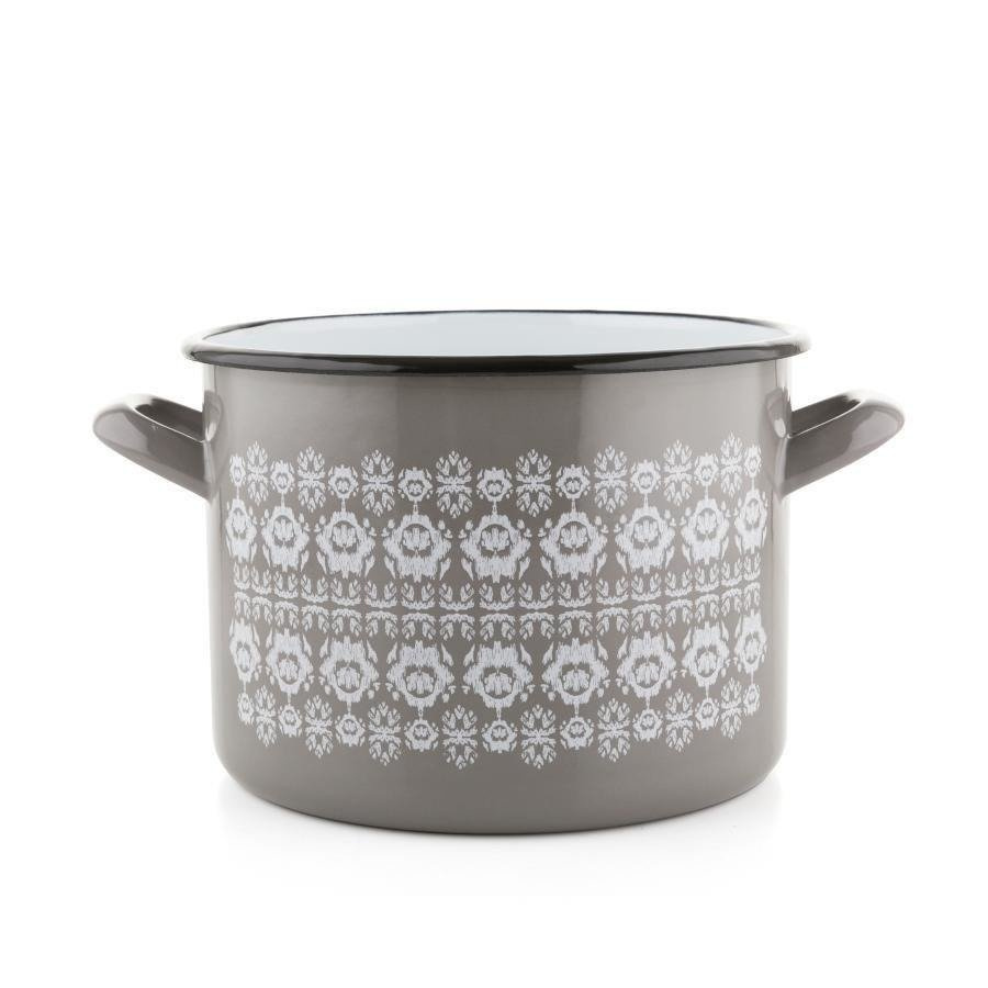 Garnek emaliowany prosty Emalia Polska Pleszew Scandi 20 cm 4,5 l