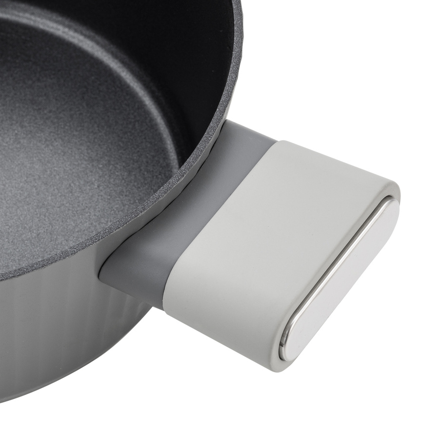 Garnek aluminiowy z pokrywką Florina Serrano 24 cm 3,7 l