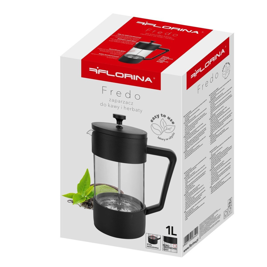 Zaparzacz do kawy lub herbaty Florina Fredo 1 l