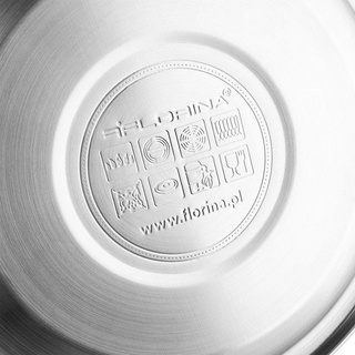 Czajnik nierdzewny Florina Frank 2,5 l biały