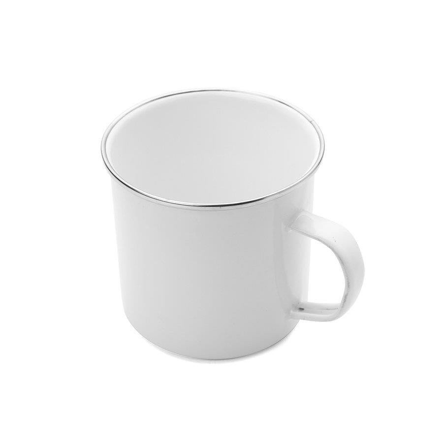 Kubek emaliowany 9cm 450ml biały Emalia Polska Pleszew