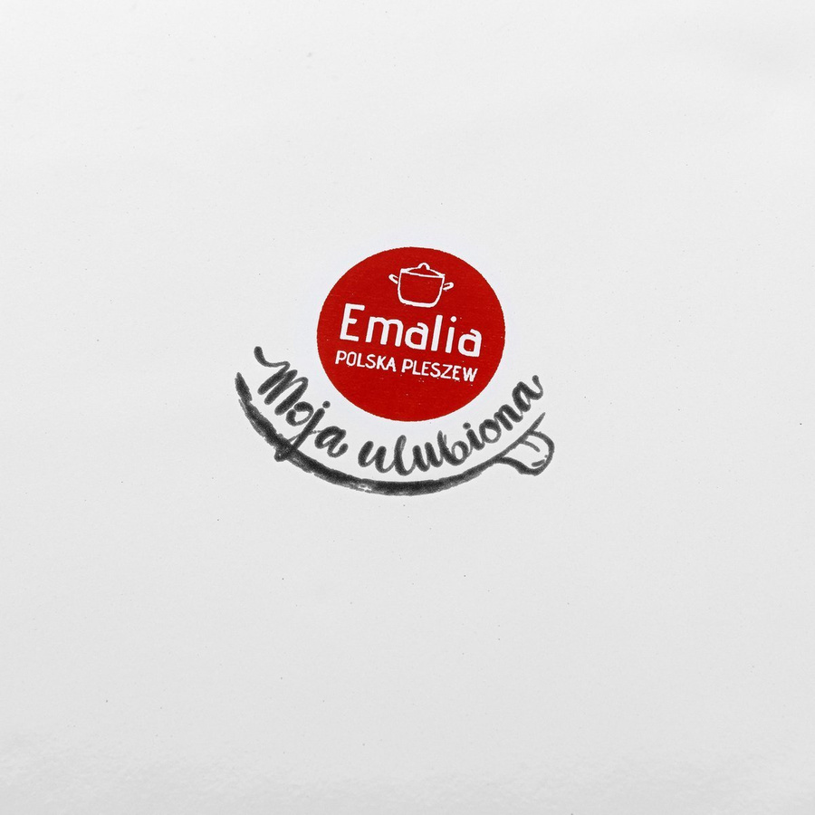 Kubek emaliowany prosty Emalia Polska Pleszew Bell 12cm 1,24 l