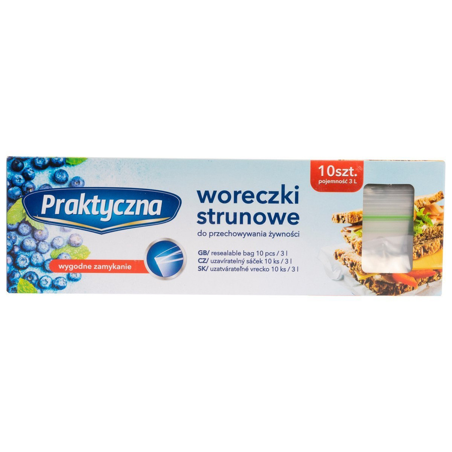 Woreczki strunowe Praktyczna 3 l 10 szt.