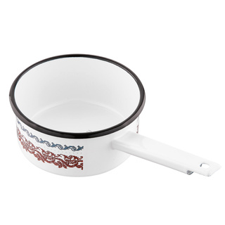 Rondel emaliowany prosty bez pokrywki Emalia Polska Pleszew Verry Merry 16 cm 1,4 l