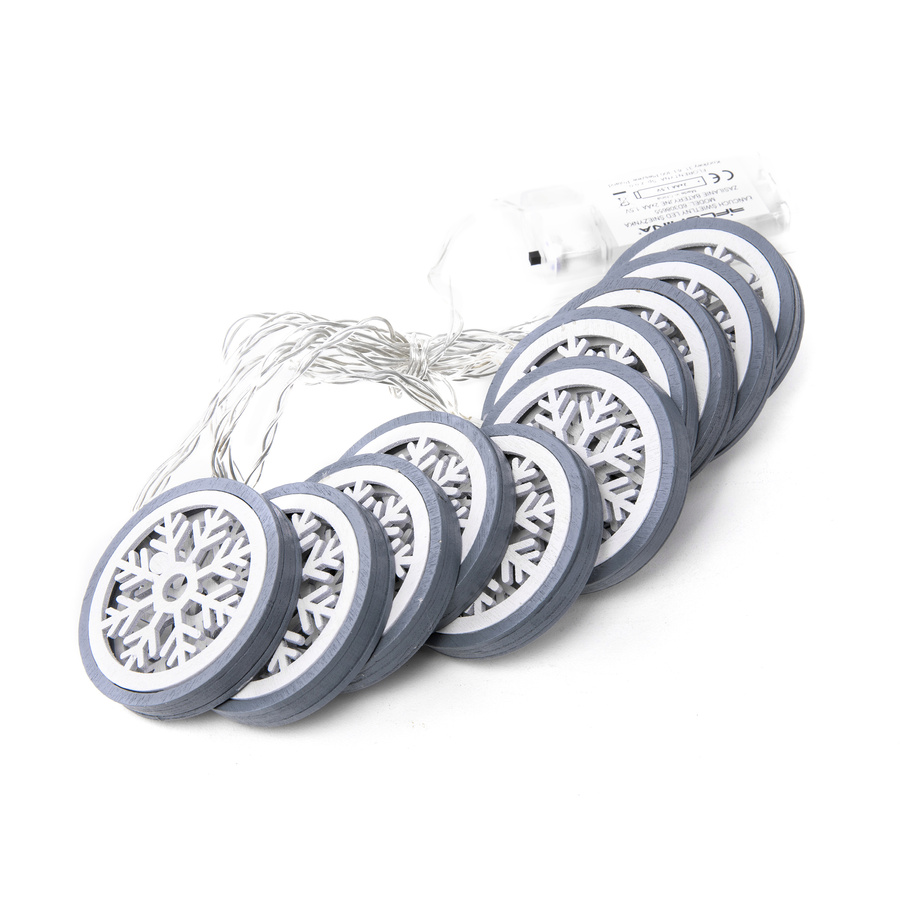 Łańcuch świetlny LED śnieżynka