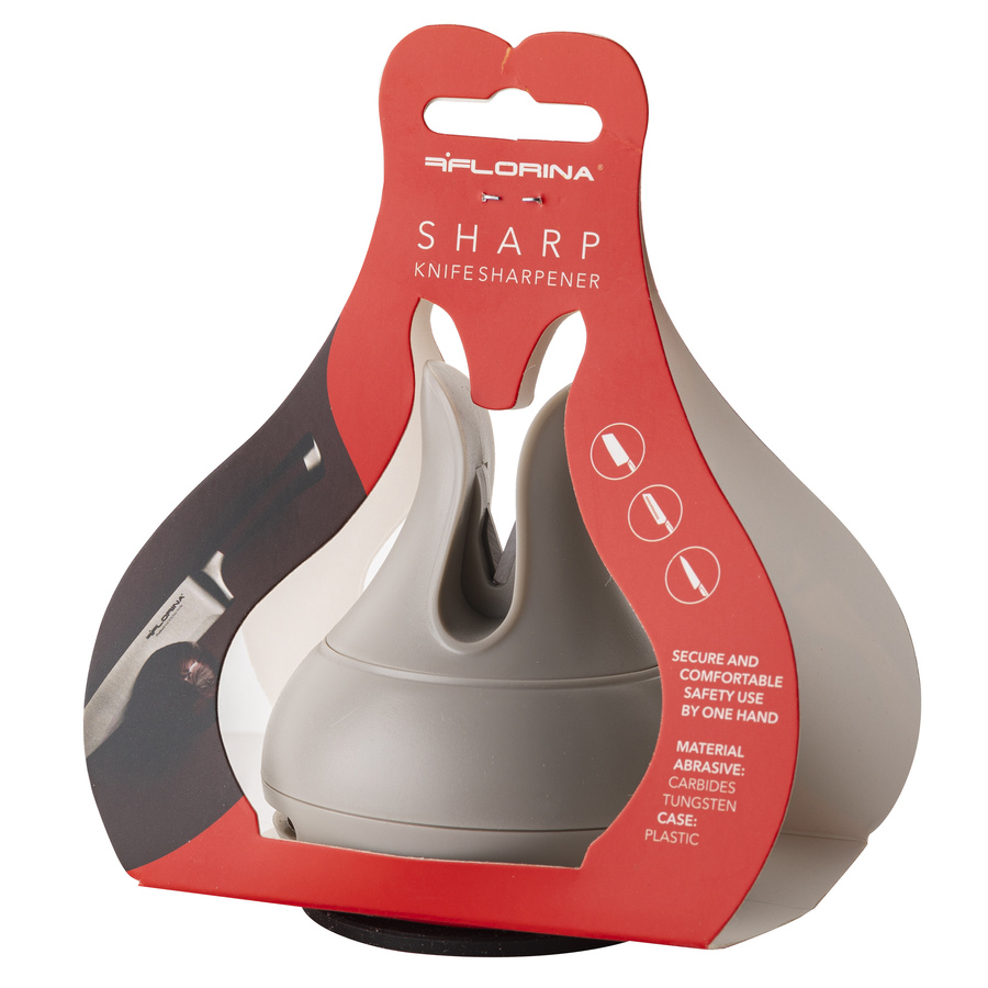 Ostrzałka kuchenna do noży Florina Sharp jasnoszara