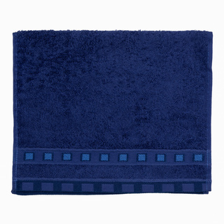 Ręcznik bawełniany Miss Lucy Michael Basic 30x50 cm granatowy