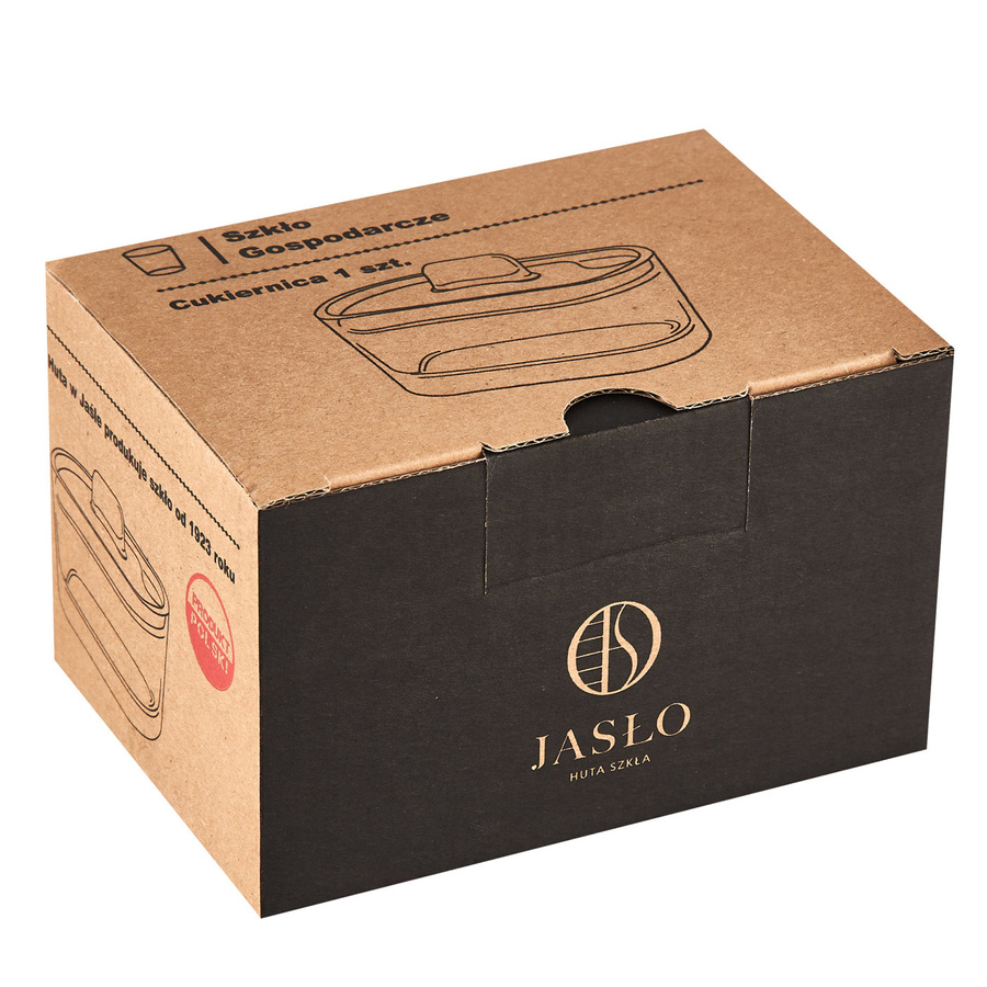 Cukiernica szklana Jasło 12,6x9 cm