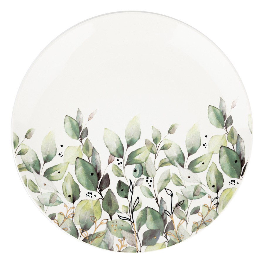 Talerz deserowy porcelanowy Florina Olive 20 cm 