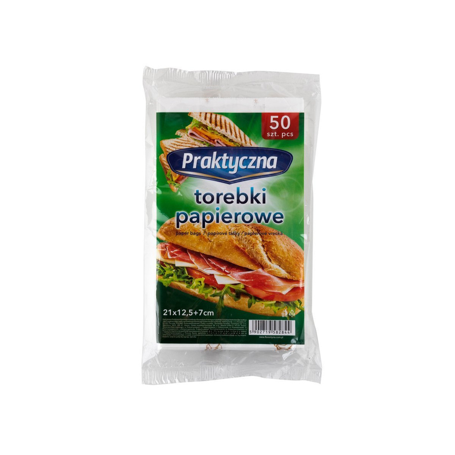 2x Torebki papierowe praktyczna 50szt