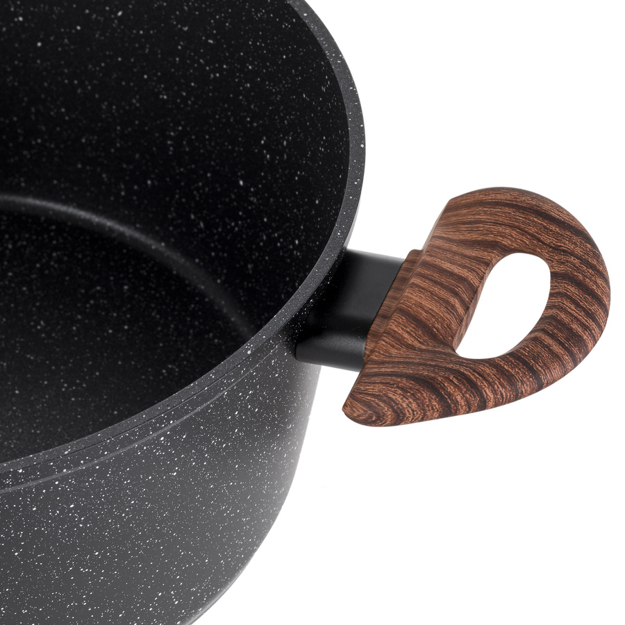 Garnek aluminiowy Florina Master Black 24 cm 4l