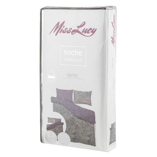 Pościel mikrofibra Miss Lucy Noche Dante 160x200 cm i 2x70x80 cm