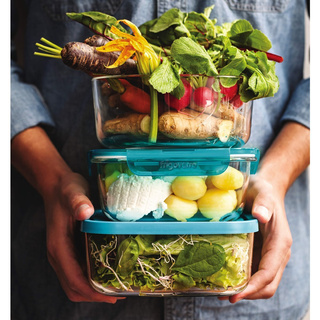 Pojemnik do żywności Bormioli Rocco Frigoverre Basic Square 10 cm