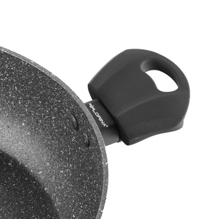 Garnek niski Florina Lava Stone by Mateusz Gessler 28 cm 3,8 l szary