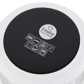 Garnek emaliowany Emalia Polska Pleszew Spring 22 cm 4,7 l