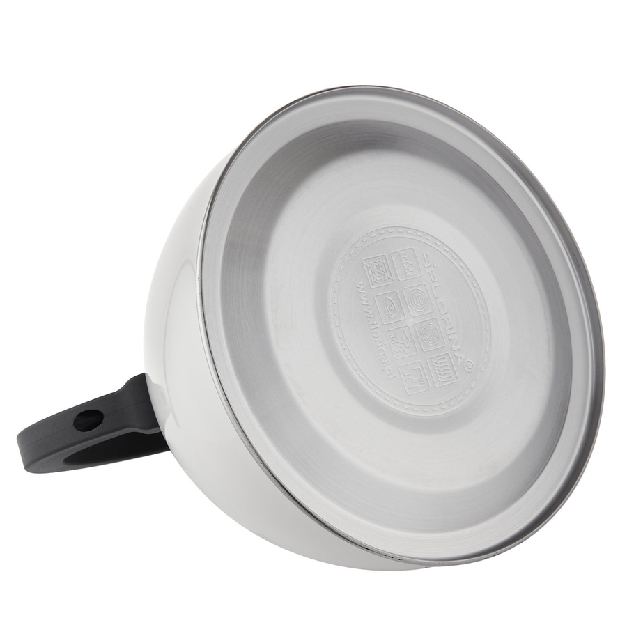 Czajnik ze stali nierdzewnej Florina Brillo jasnoszary 2,5 l