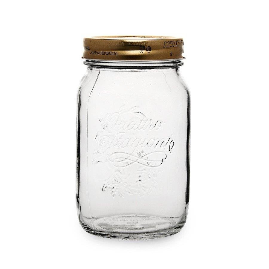 Zestaw słoików Bormioli Rocco Quattro Stagioni 250 ml; 1 l