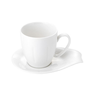 Komplet filiżanek ze spodkiem Florina Kappa 6 osób 12 elementów