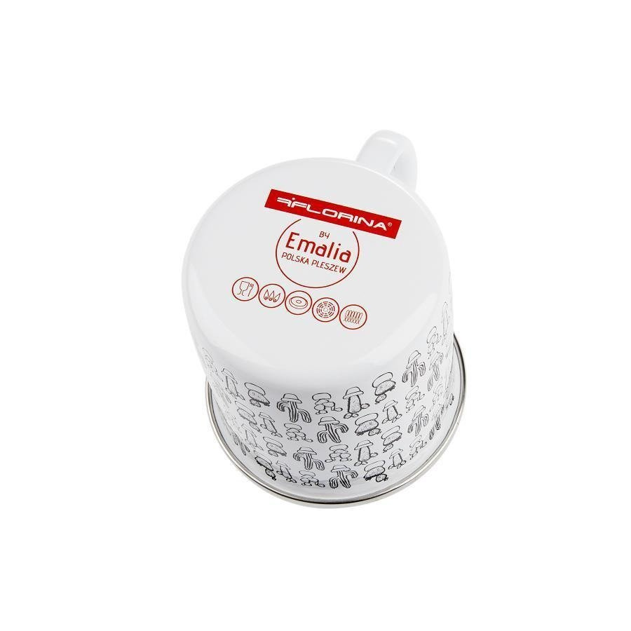 Kubek emaliowany Emalia Polska Pleszew Cactus 9 cm 0,55 l