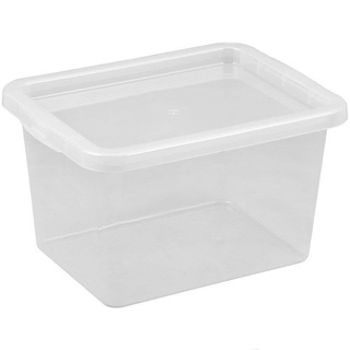 Zestaw 4 pojemników z pokrywą Basic 13 L.