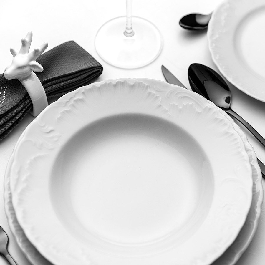 Serwis obiadowy Ćmielów Rococo 6/18