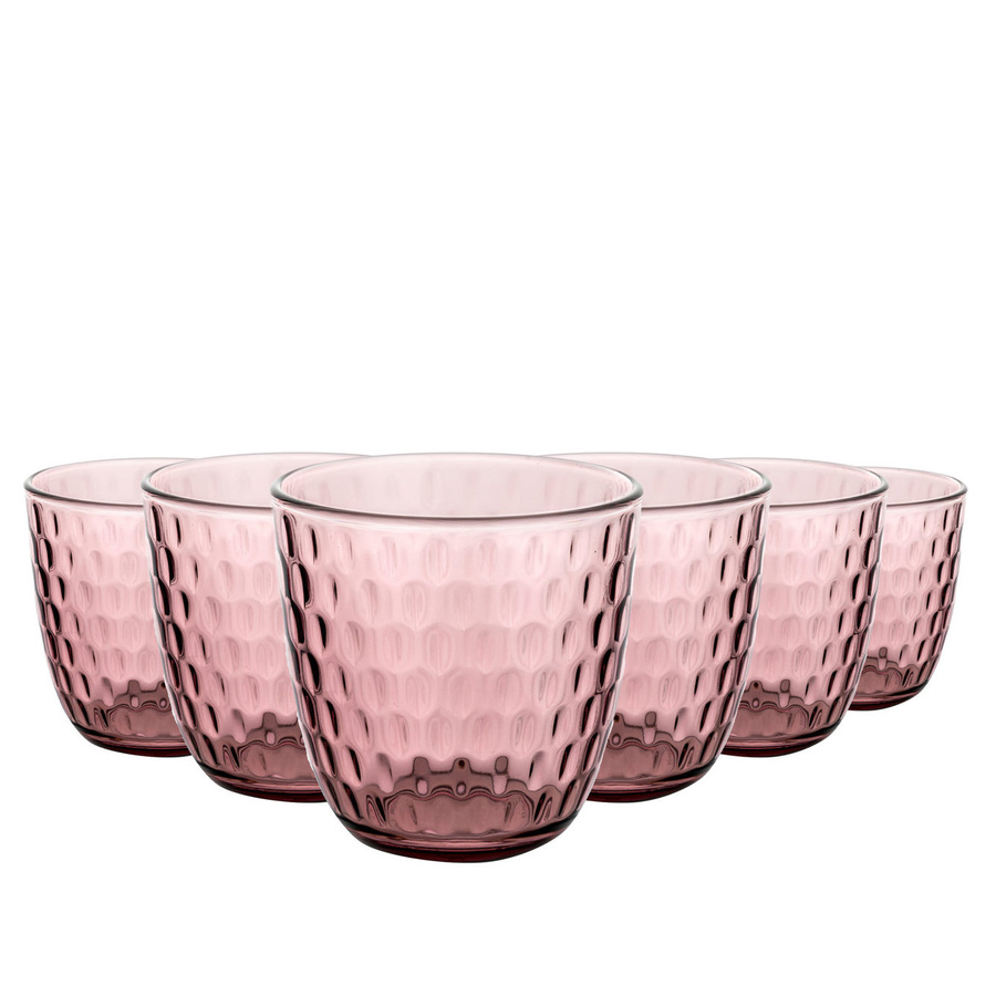 Komplet szklanek Bormioli Rocco Slota Lilac Rose 290 ml 6 sztuk