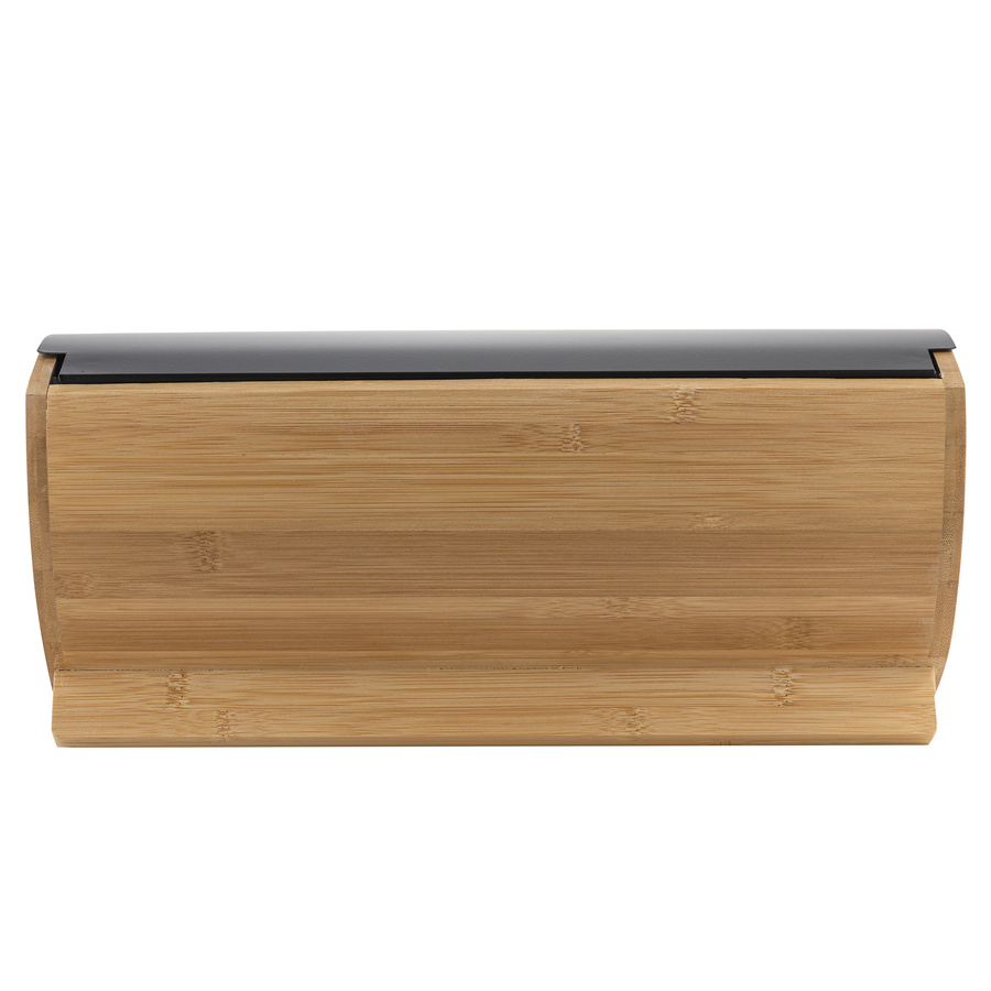 Zestaw kuchenny chlebak i 3 pojemniki na kawę herbatę cukier Florina Elegant czarny