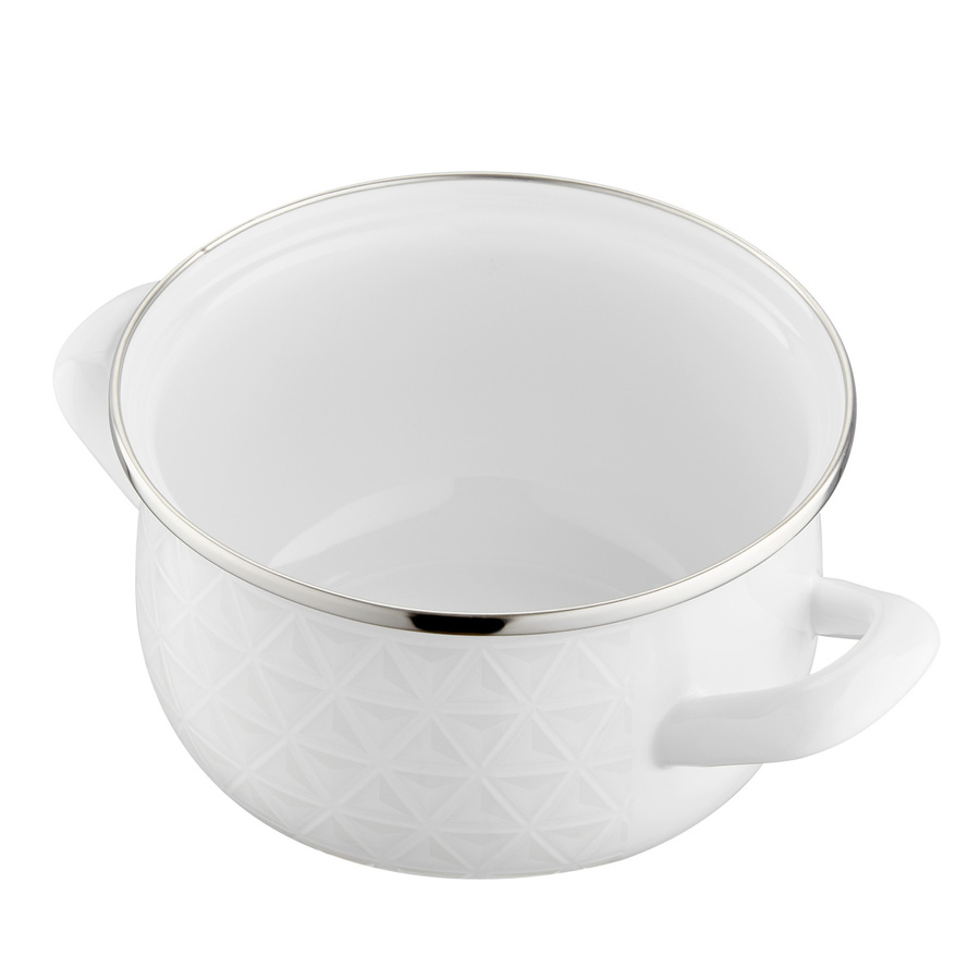 Zestaw garnków Emalia Polska Pleszew Pyza Diamond 16/18/20/22cm