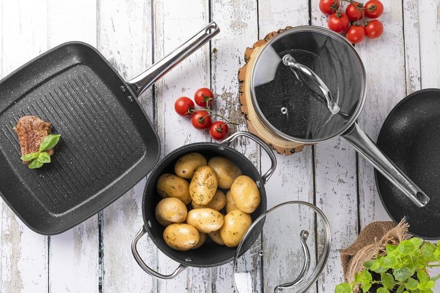 Patelnia aluminiowa do naleśników Florina Silver Merlot 26 cm