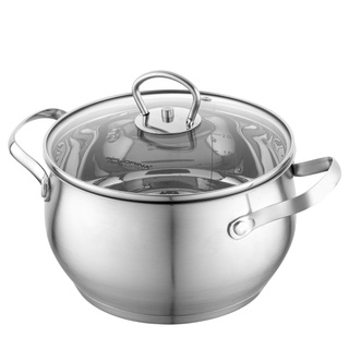 Komplet garnków nierdzewnych Florina Alex satyna 6-elementowy