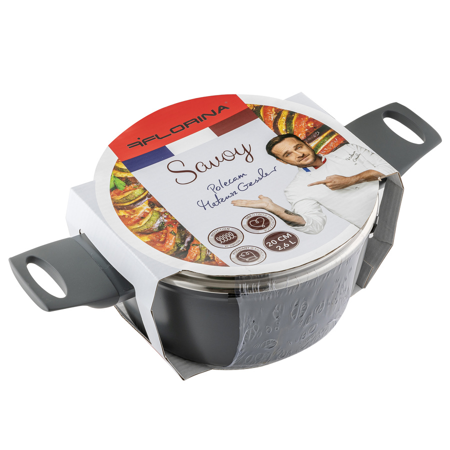 Garnek aluminiowy Florina Savoy by Mateusz Gessler 20 cm 2,6 l