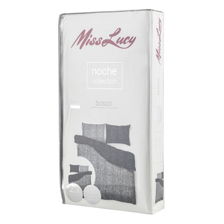 Pościel mikrofibra Miss Lucy Noche Bosco 160x200 cm i 2x70x80 cm