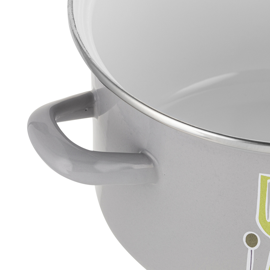 Garnek emaliowany Emalia Polska Pleszew Staffio 18 cm 2,6 l