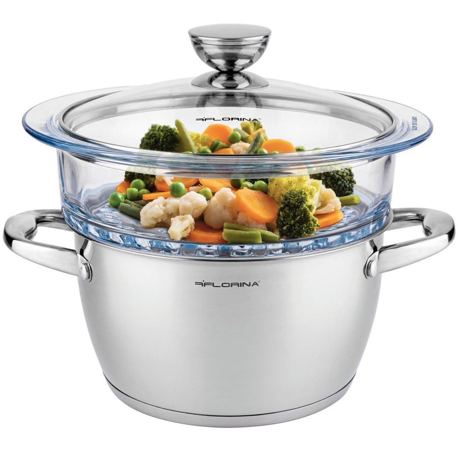 Garnek do gotowania na parze Florina Stima 20 cm 3 elementy