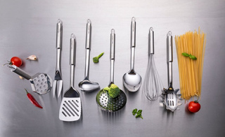 Tłuczek ze stali nierdzewnej do ziemniaków spiralny Florina Professional