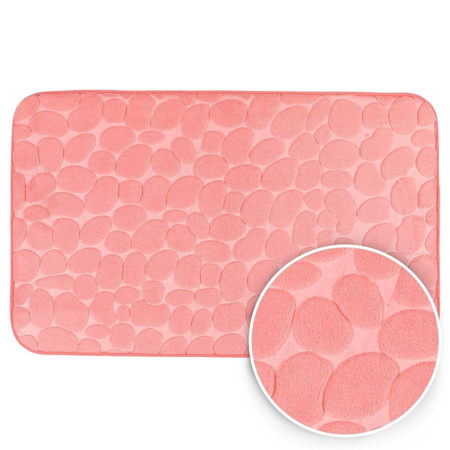 Dywanik łazienkowy Miss Lucy mosaic 50x80 róż